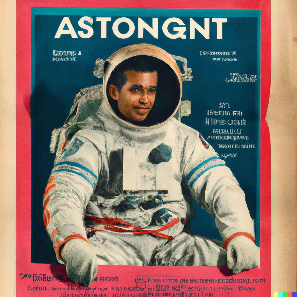 an astronaut, front cover of Time magazine, 1930